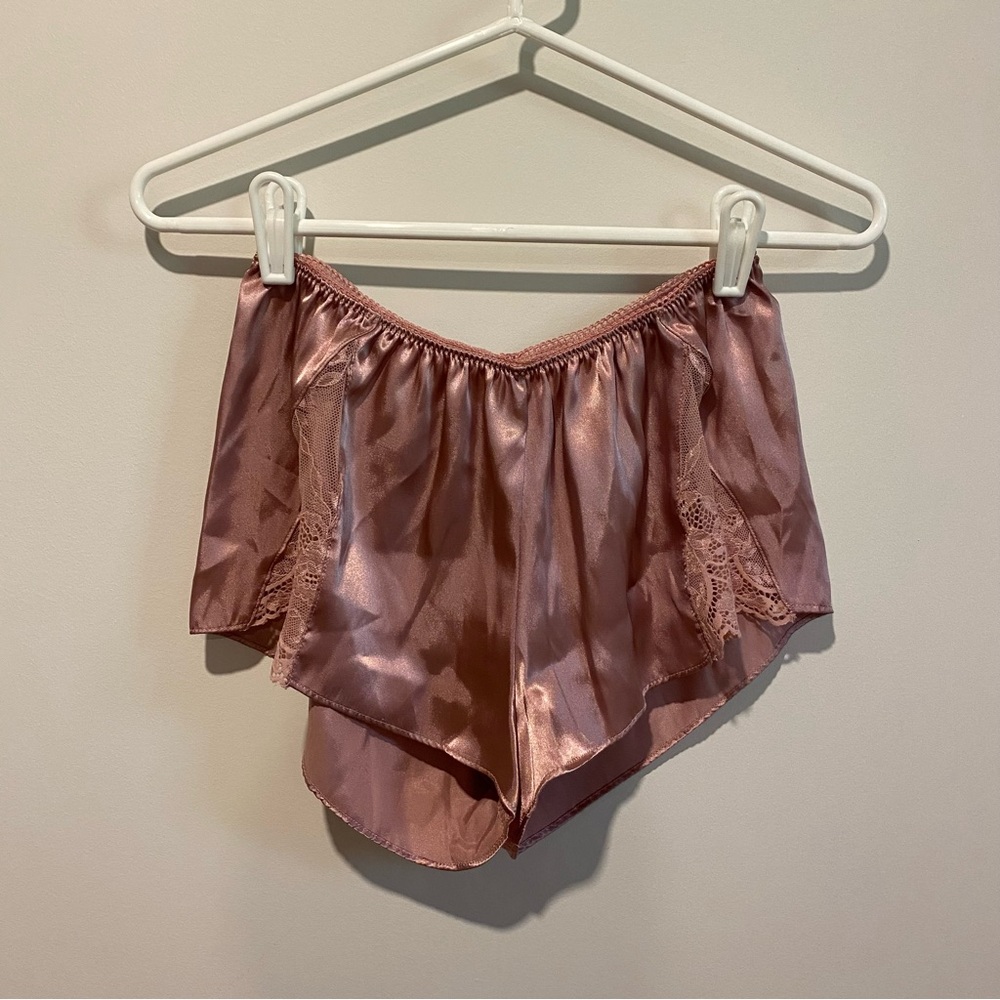 Poly Satin Lace Shorties